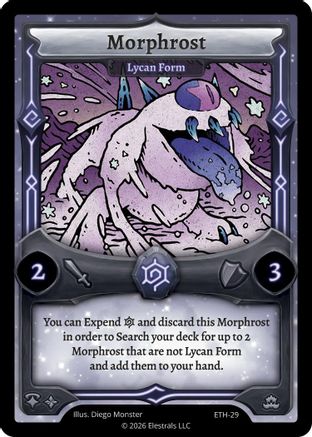 Image of Morphrost - Lycan Form (ETH-29) - Shattered Stars  Ethereal