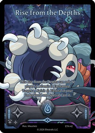 Image of Rise from the Depths (ETH-42) - Shattered Stars  Ethereal Holo
