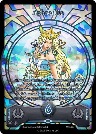 Image of Aphrodite (ETH-46) - Shattered Stars  Ethereal Holo