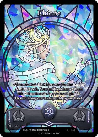 Image of Khione (ETH-48) - Shattered Stars  Ethereal Holo