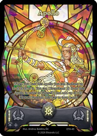 Image of Apollo (ETH-49) - Shattered Stars  Ethereal Holo