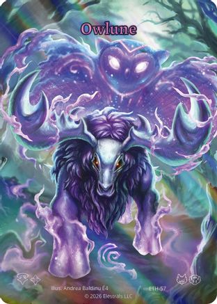 Image of Owlune (Full Art) (ETH-57) - Shattered Stars  Ethereal Holo