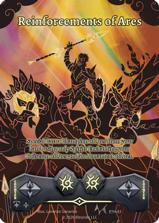 Image of Reinforcements of Ares (ETH-61) - Shattered Stars  Ethereal Holo