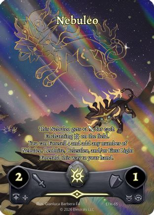 Image of Nebuleo (ETH-65) - Shattered Stars  Ethereal Holo