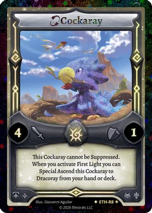 Image of Cockaray (Stellar) (ETH-R8) - Shattered Stars  Ethereal Reverse Holo
