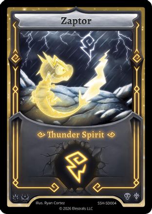 Image of Zaptor (SSH-SD004) - Divine Champions Snowshade Starter Decks