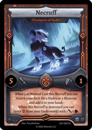 Image of Necruff - Champion of Hades (SSH-SD018) - Divine Champions Snowshade Starter Decks