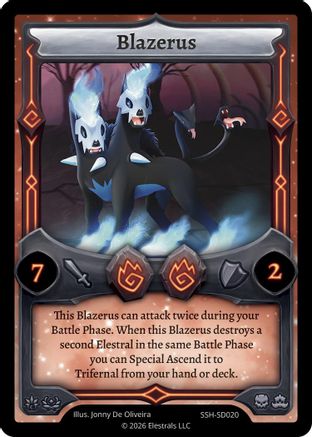 Image of Blazerus (SSH-SD020) - Divine Champions Snowshade Starter Decks