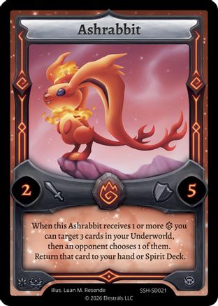 Image of Ashrabbit (SSH-SD021) - Divine Champions Snowshade Starter Decks