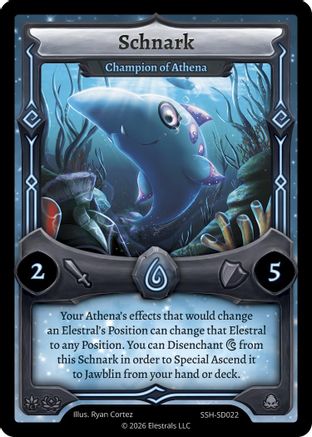 Image of Schnark - Champion of Athena (SSH-SD022) - Divine Champions Snowshade Starter Decks