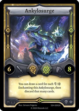 Image of Ankylosurge (SSH-SD026) - Divine Champions Snowshade Starter Decks
