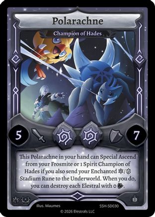 Image of Polarachne - Champion of Hades (SSH-SD030) - Divine Champions Snowshade Starter Decks