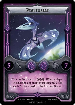 Image of Pterrostar (SSH-SD054) - Divine Champions Snowshade Starter Decks