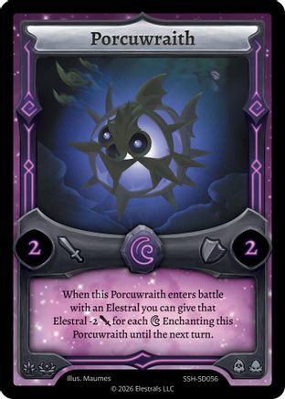 Image of Porcuwraith (SSH-SD056) - Divine Champions Snowshade Starter Decks