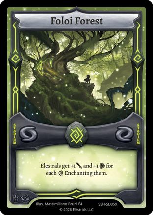 Image of Foloi Forest (SSH-SD059) - Divine Champions Snowshade Starter Decks