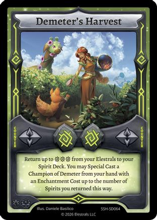 Image of Demeter's Harvest (SSH-SD064) - Divine Champions Snowshade Starter Decks