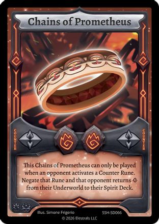 Image of Chains of Prometheus (SSH-SD066) - Divine Champions Snowshade Starter Decks
