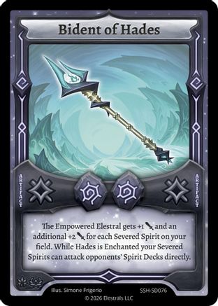 Image of Bident of Hades (SSH-SD076) - Divine Champions Snowshade Starter Decks