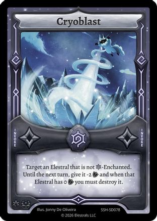 Image of Cryoblast (SSH-SD078) - Divine Champions Snowshade Starter Decks
