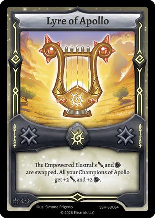 Image of Lyre of Apollo (SSH-SD084) - Divine Champions Snowshade Starter Decks