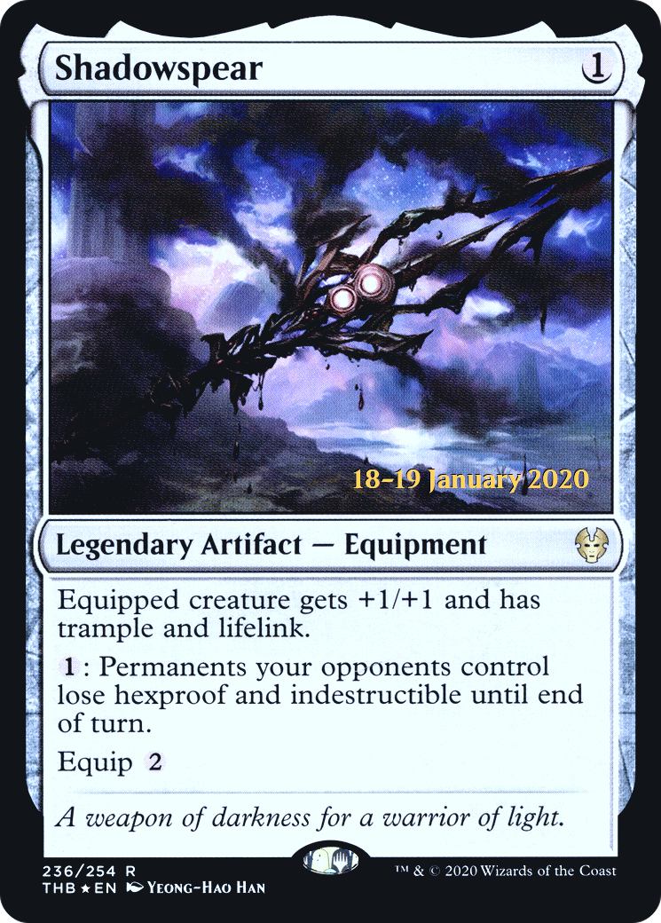 Image of Shadowspear (PRE-236S) - Theros Beyond Death Promos Foil