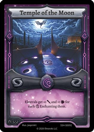 Image of Temple of the Moon (SSH-SD092) - Divine Champions Snowshade Starter Decks