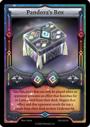 Image of Pandora's Box (SSH-SD101) - Divine Champions Snowshade Starter Decks