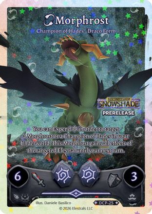Image of Morphrost - Champion of Hades - Draco Form (DCP-25) - Divine Champions Snowshade Promos Holo