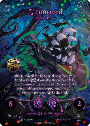 Image of Lumaveil - Wicked Form (Serialized) (DCP-S3) - Divine Champions Snowshade Promos Holo