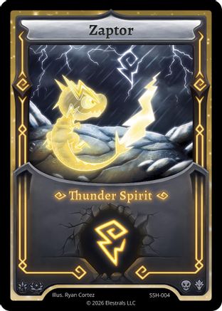 Image of Zaptor (SSH-004) - Divine Champions Snowshade Reverse Holo