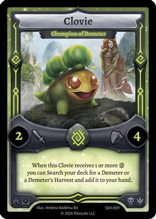 Image of Clovie - Champion of Demeter (SSH-009) - Divine Champions Snowshade