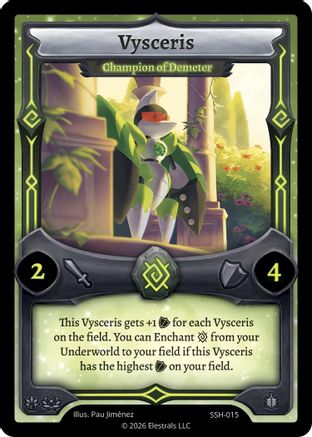 Image of Vysceris - Champion of Demeter (SSH-015) - Divine Champions Snowshade