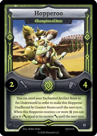 Image of Hopperoo - Champion of Ares (SSH-019) - Divine Champions Snowshade