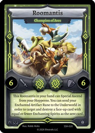 Image of Roomantis - Champion of Ares (SSH-020) - Divine Champions Snowshade