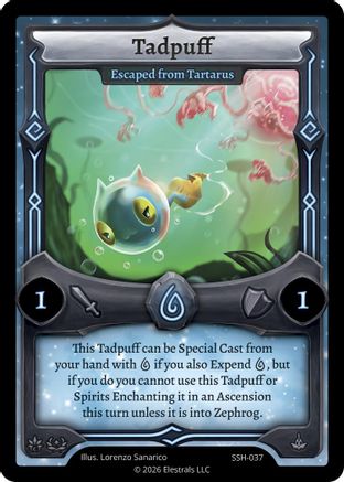 Image of Tadpuff - Escaped from Tartarus (SSH-037) - Divine Champions Snowshade Reverse Holo