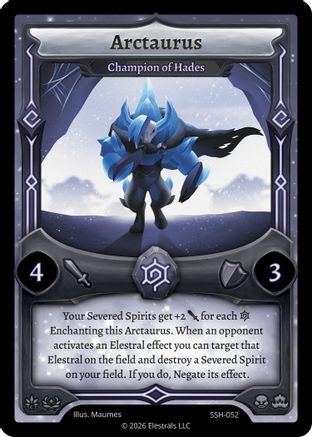 Image of Arctaurus - Champion of Hades (SSH-052) - Divine Champions Snowshade