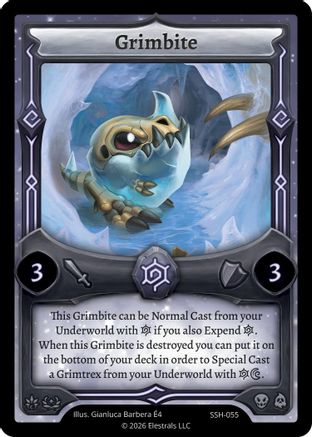 Image of Grimbite (SSH-055) - Divine Champions Snowshade Reverse Holo