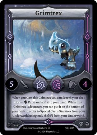 Image of Grimtrex (SSH-056) - Divine Champions Snowshade
