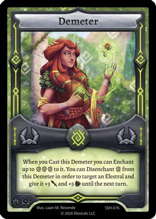 Image of Demeter (SSH-076) - Divine Champions Snowshade Holo