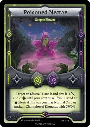 Image of Poisoned Nectar - Corpse Flower (SSH-078) - Divine Champions Snowshade