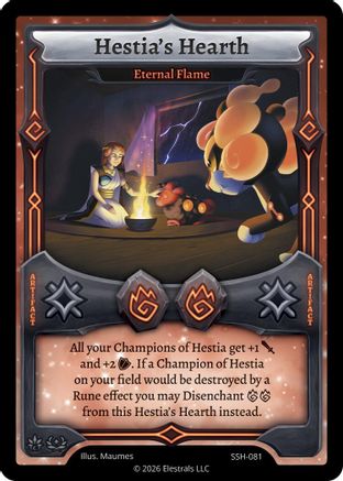 Image of Hestia's Hearth - Eternal Flame (SSH-081) - Divine Champions Snowshade