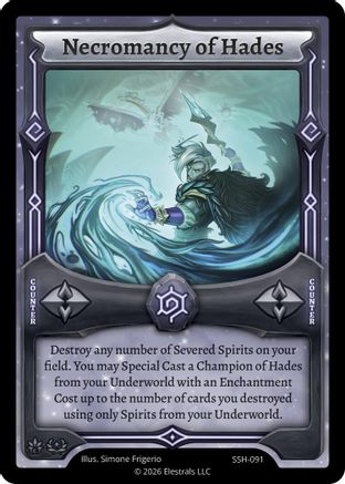Image of Necromancy of Hades (SSH-091) - Divine Champions Snowshade