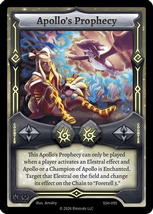 Image of Apollo's Prophecy (SSH-095) - Divine Champions Snowshade