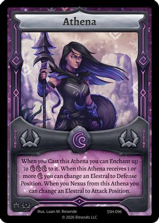 Image of Athena (SSH-096) - Divine Champions Snowshade Holo