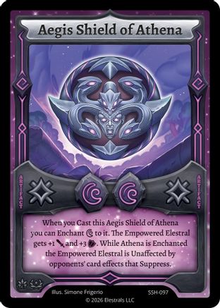 Image of Aegis Shield of Athena (SSH-097) - Divine Champions Snowshade