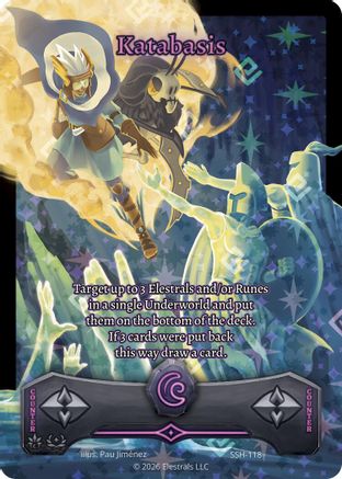 Image of Katabasis (Full Art) (SSH-118) - Divine Champions Snowshade Holo
