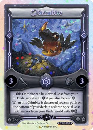 Image of Grimbite (Serialized) (SSH-S08) - Divine Champions Snowshade Holo