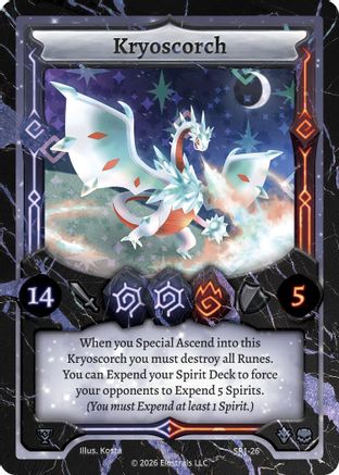 Image of Kryoscorch (SP1-26) - Starter Pack Holo