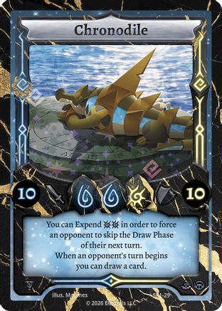 Image of Chronodile (SP1-29) - Starter Pack Holo
