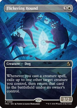 Image of Flickering Hound (Borderless) (FRA-359) - Reality Fracture